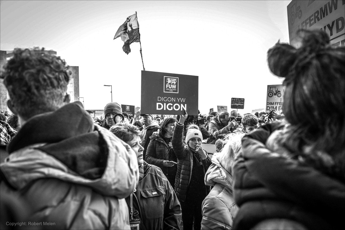 Welsh Farmers protest at the Senedd in Cardiff - Robs Blog